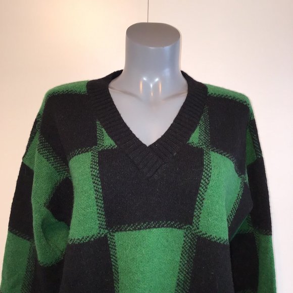 The Korner Grace Sweater in Green and Black NWT Size S - Picture 2 of 13